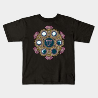 Moon of my life mandala Kids T-Shirt